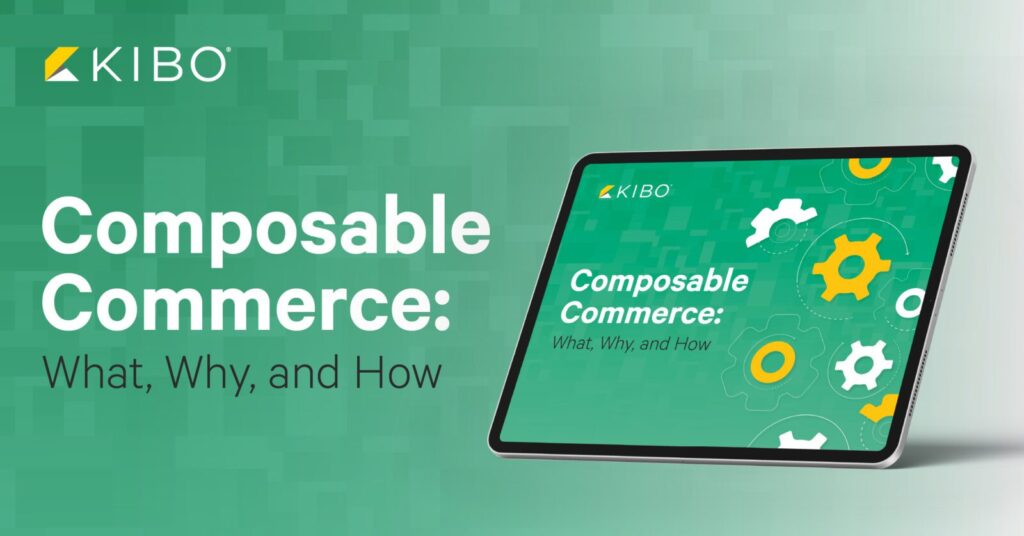 Composable commerce report thumbnail for Kibo research insights