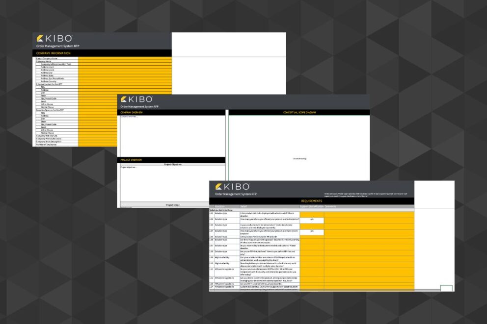 Editable OMS RFP Template for B2B and B2C Companies