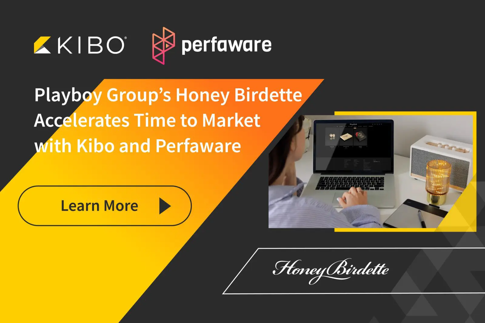 Announcement for Honey Birdette Kibo OMS launch