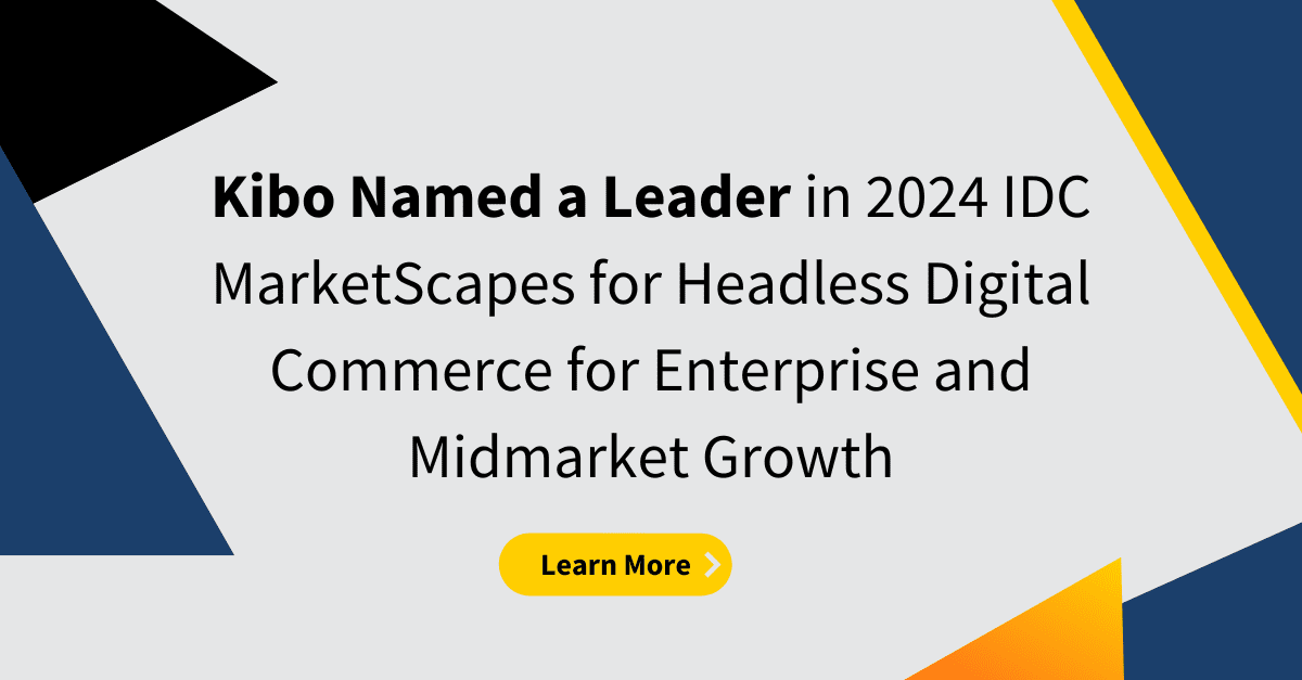 IDC MarketScape Headless Digital Commerce Announcement Graphic