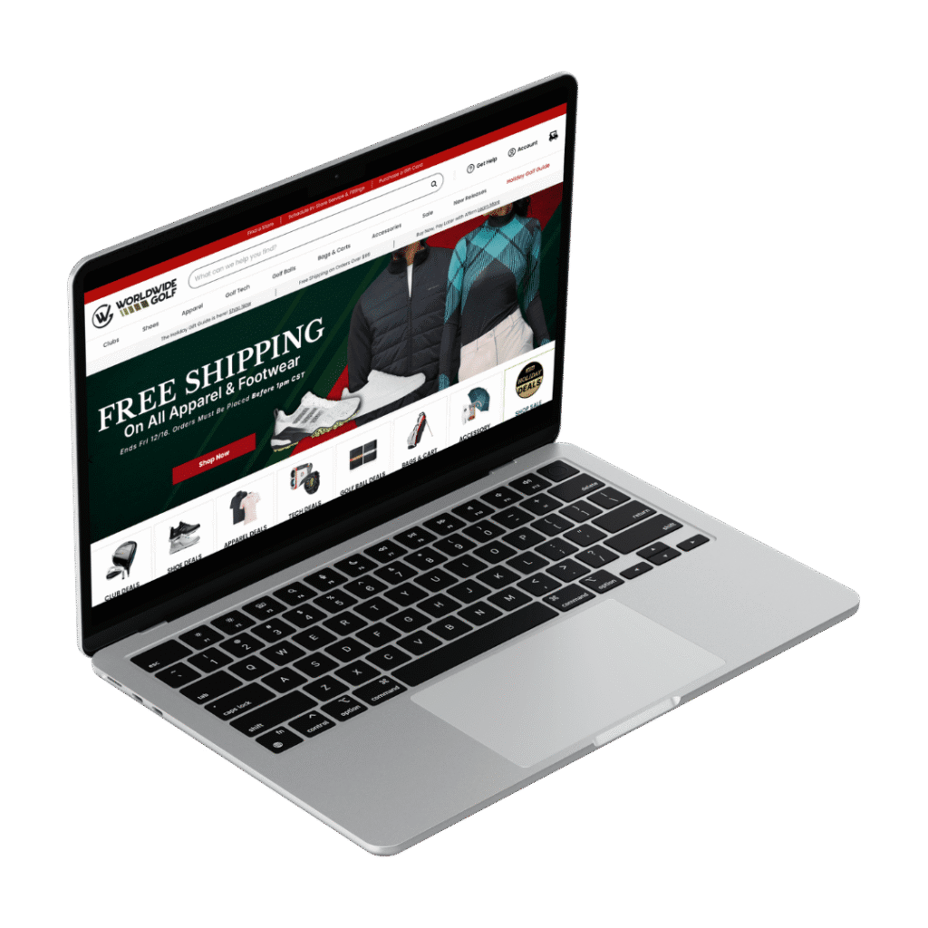 Worldwide golf online store