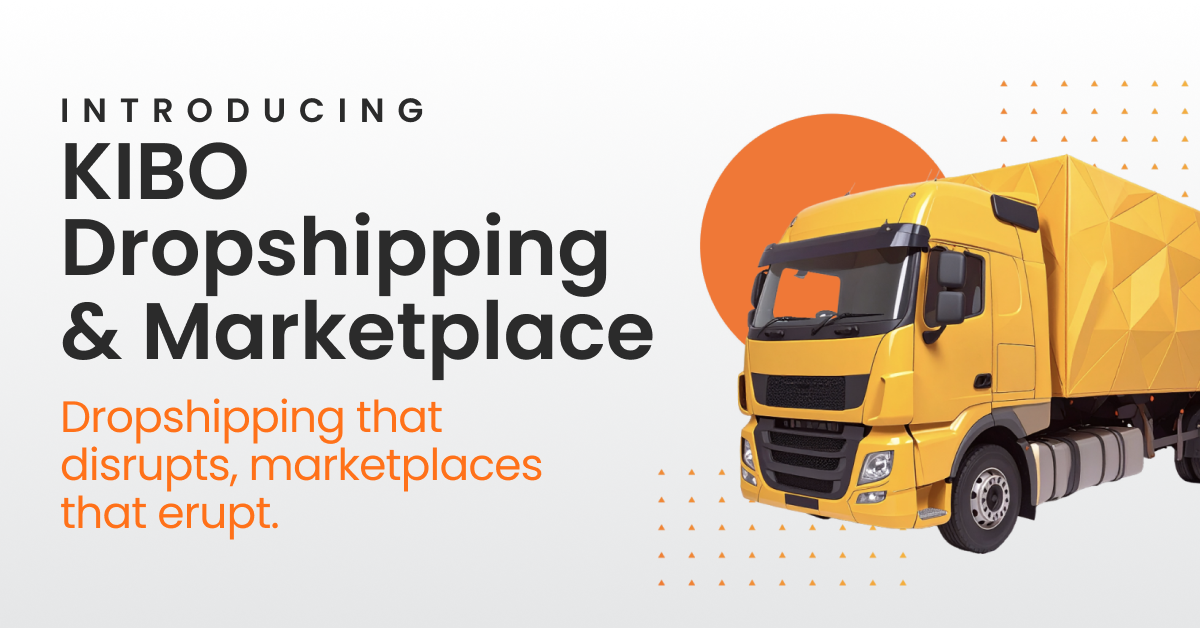KIBO announcement of marketplace and dropshipping