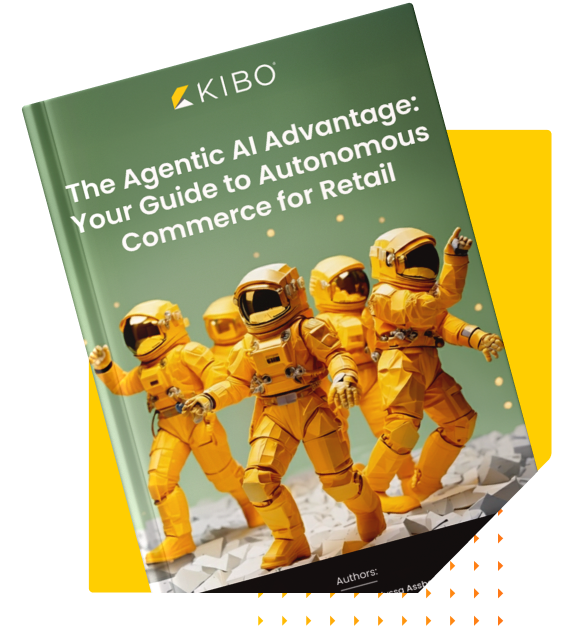 Agentic retail mockup image showing AI-powered commerce solution