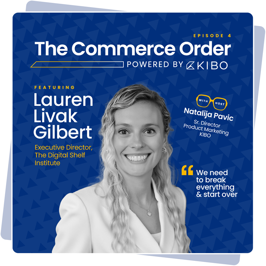 Episode 4 card graphic for Kibo Commerce content series