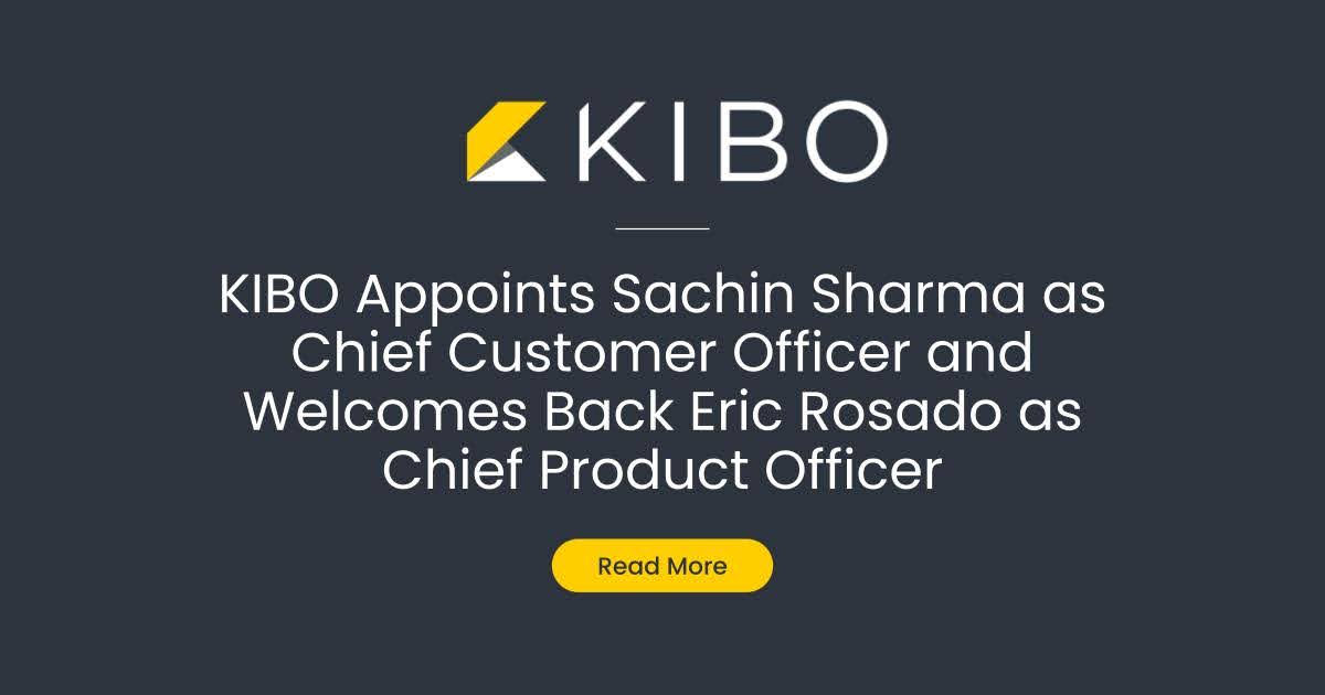 KIBO Appoints Sachin Sharma as Chief Customer Officer - Thumbnail
